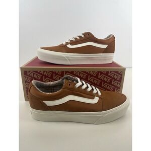 Vans Ward Platform Plaid Glazed Ginger New Women's Size 11 VN000D2RN1Z‎